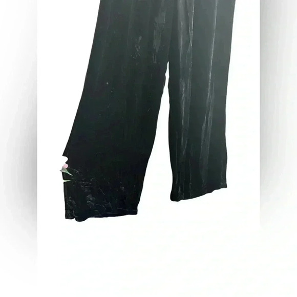 Cut Loose Green Velvet Wide Leg Pants Size M - Picture 5 of 12
